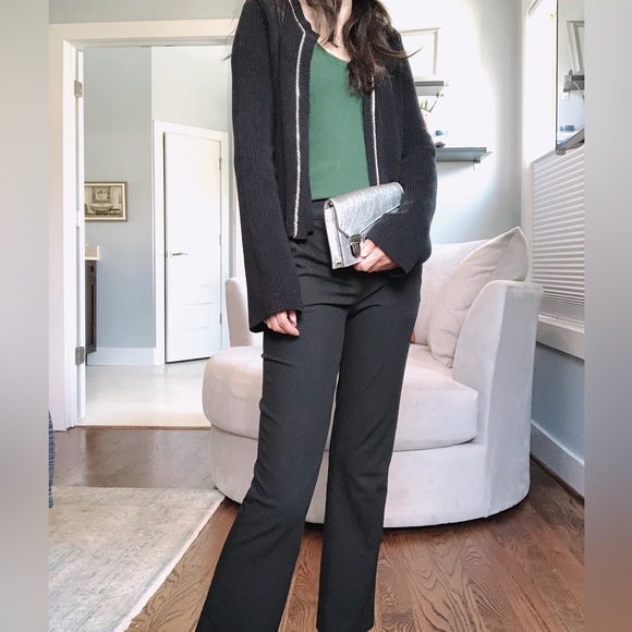 NWT maje women knit cardigan black gold size 2 - Picture 16 of 16